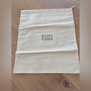 Eileen Fisher Organic Cotton Cream Dust Bag. Approx. 12 x 14”